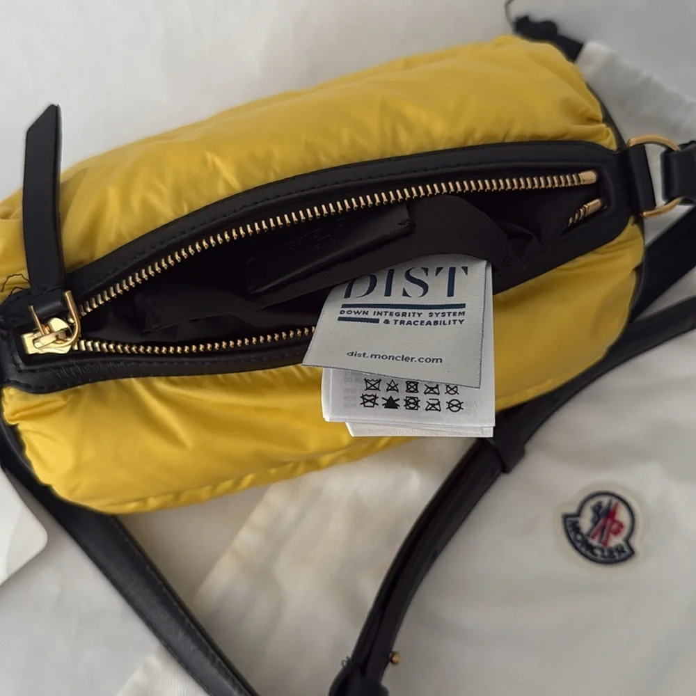 Moncler Yellow and Black Women's Bag - Picture 12 of 16